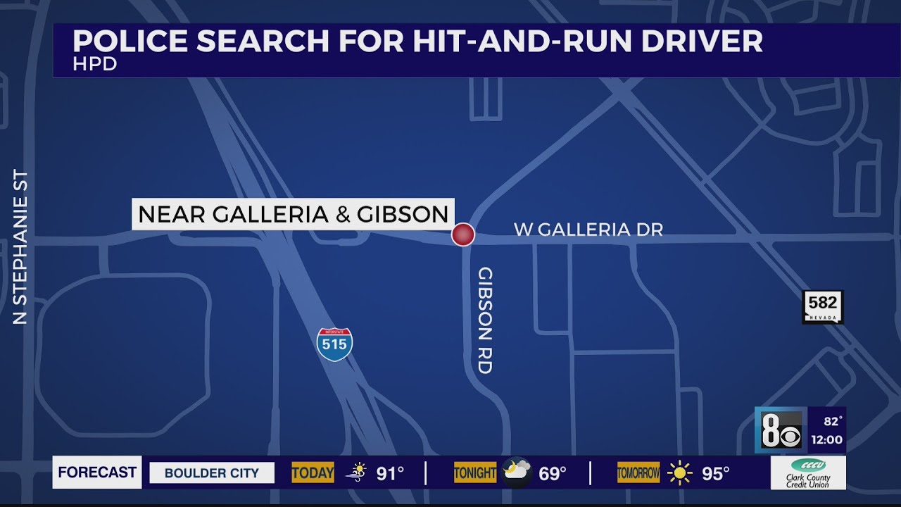 Pedestrian critically injured in hit-and-run crash in Henderson - YouTube