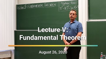 Tropical Geometry - Lecture 5 - Fundamental Theorem | Bernd Sturmfels