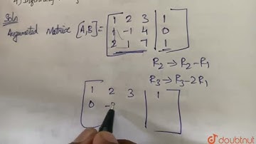 The system of equations x +2y+3z=1, x-y+4z=0, 2x+y+7z=1 has  | Class 12 MATH | Doubtnut