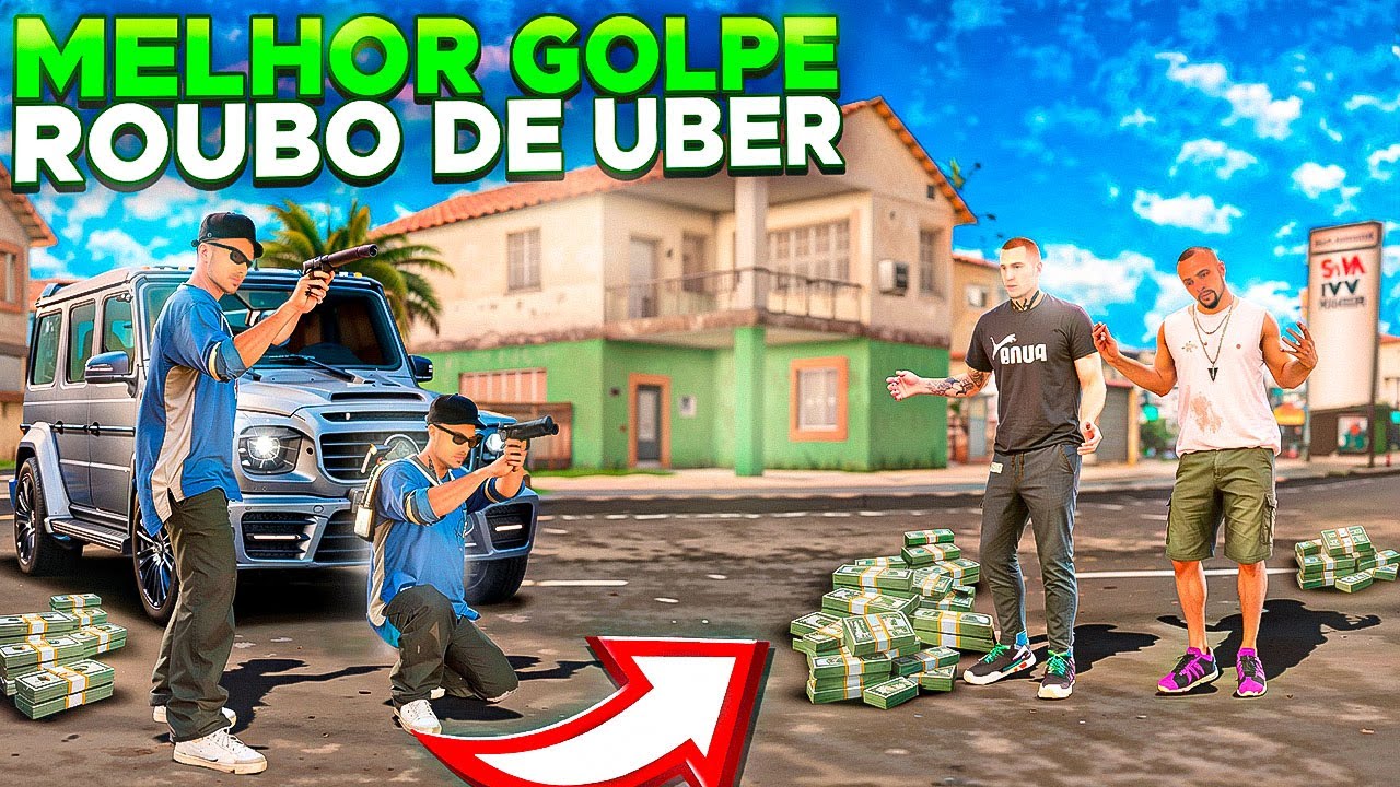 NOVO GOLPE DO UBER BLACK! GANHANDO DINHEIRO NO RIO RISE