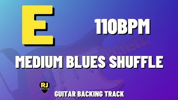 Medium Blues Backing Track in E | 100 BPM | B.B. King, SRV, Hendrix Style