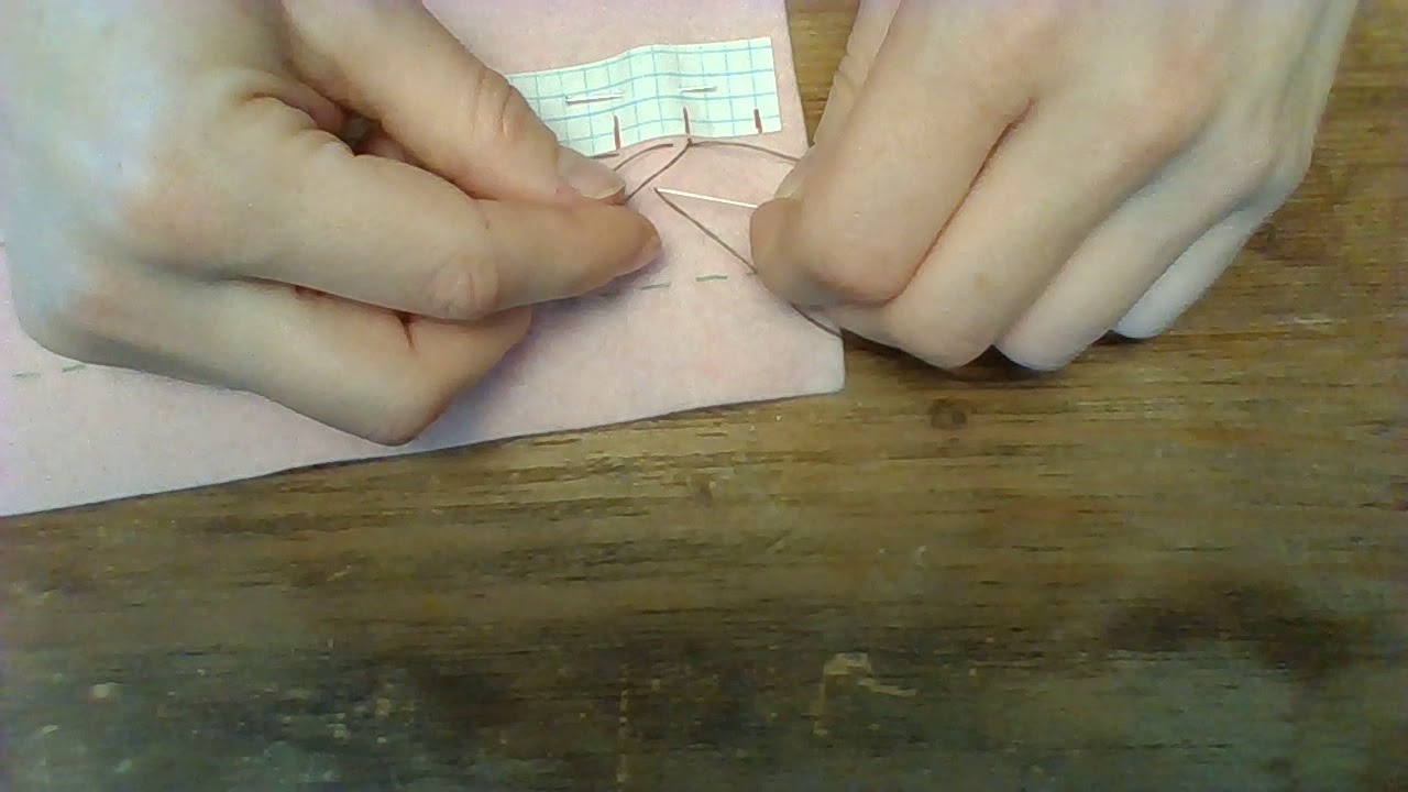 Tying off a Stitch Tutorial YouTube