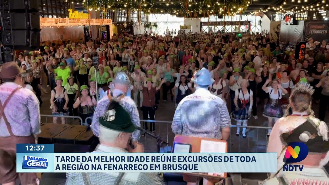Fenarreco em Brusque reúne grupos da melhor idade da região