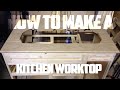 How To Build A Kitchen Worktop For Your Camper Van - How To Convert/Build A Camper Van