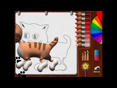 Peindre mon chat : colorier et jouer