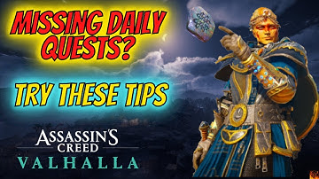 Missing daily Quests solutions Assassins Creed Valhalla how to get your daily opals!