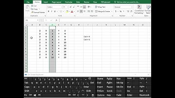 Excel Shortcuts To Hide Rows and Columns