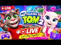 LIVE My Talking Tom 2 Tom amp Angela Fun Gameplay 