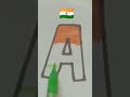 Indian flag 🇮🇳 #shorts #trending #Republic day #drawing #art #youtube shorts #Viral