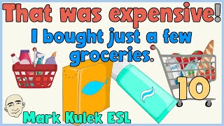 A Few vs. A Little & Some | English speaking practice - Mark Kulek ESL