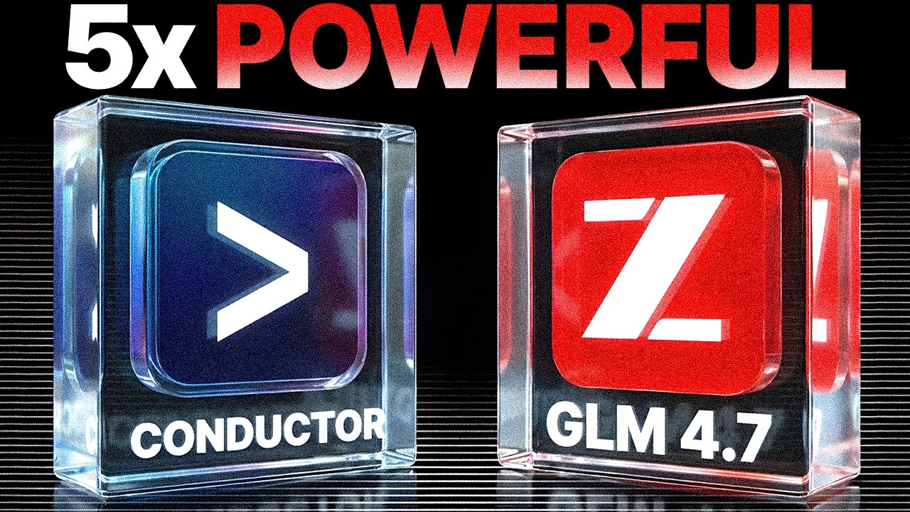 Gemini Conductor + GLM 4.7 — Создавайте и автоматизируйте ВСЁ!