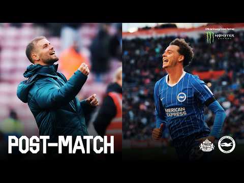 POST MATCH | Hurzeler & De Cuyper | Sunderland v Brighton | Premier League