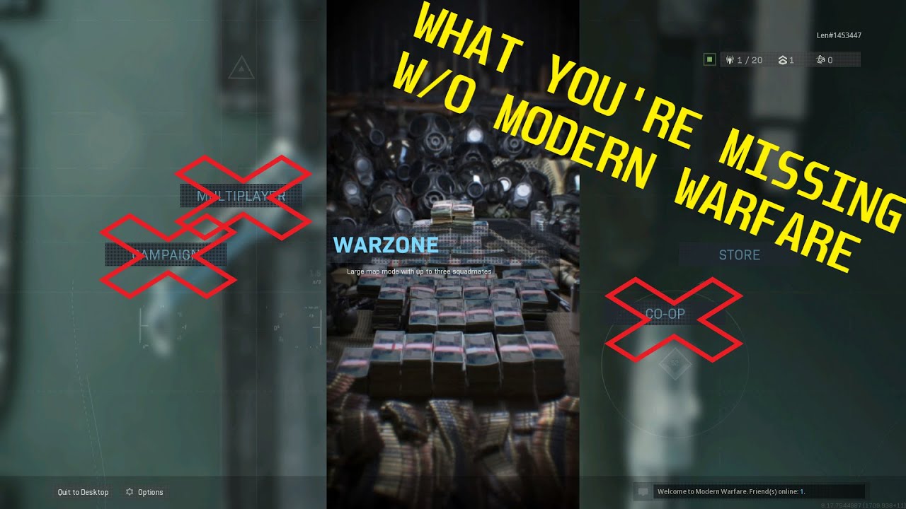 WARZONE VS. COD Modern Warfare YouTube