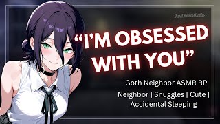 ASMR || Cuddling Your Goth Neighbor On The Couch [Confession] [Secret Crush] [Snuggling]