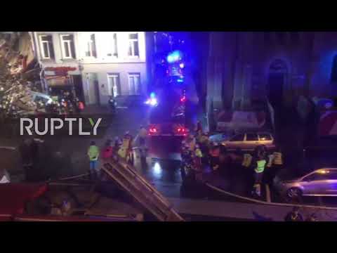 Belgium: Buildings collapse following huge explosion in Antwerp