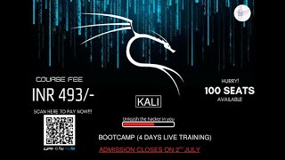 Kali Linux Bootcamp Training - Indian Cyber Security Solutions
