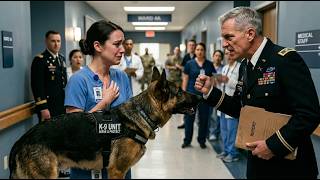 The Colonel Mocked Her Tears Until The K9 Guarded Her From His Lie
