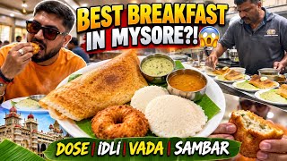 BEST Breakfast in Mysore! 😍 Soft Idli, Crispy Vada & Sambar | Gayatri Tiffin | South Indian Food screenshot 4