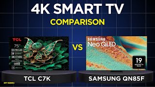 TCL C7K vs Samsung QN85F Comparison | HDR, Local Dimming &amp; Gaming Performance Explained!