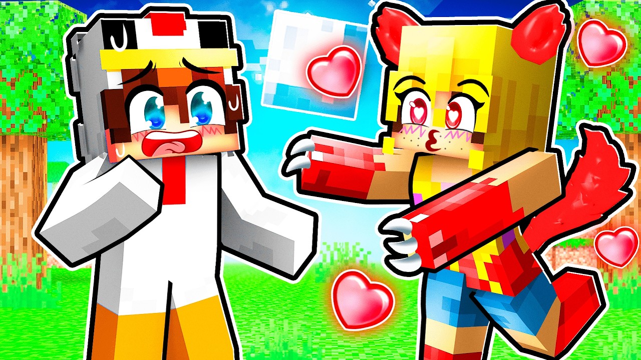 BISOUS avec La PRINCESSE des LOUPS GAROU sur Minecraft !