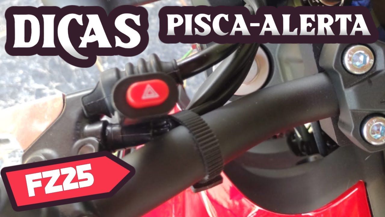 FZ25 | Instalação do Pisca Alerta