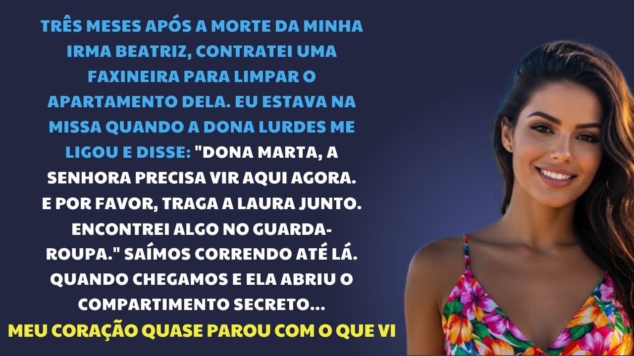 'Dona Lurdes, A Senhora Precisa Vir Agora E Trazer Laura Junto' Disse A Faxineira Ao Limpar O