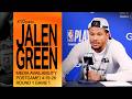 Jalen Green Postgame Media Availability | Phoenix Suns | NBA Playoffs
