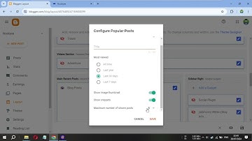 How to Add Popular Posts Widget on Blogger?