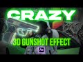 How to Create a CRAZY 3D GUNSHOT Effect! (After Effects Tutorial)
