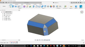 corner chamfer in fusion 360 #day7 fusion 360 for beginners 2022