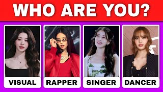 K-POPグループでのあなたの担当を診断！✨ ビジュアル、ラッパー、ボーカル、ダンサー？ | K-POP性格診断クイズ