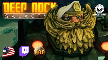 Deep Rock Galactic - Gunner Duo Aquarq Point Extraction in Glacial Strata (Twitch Integration Mod)