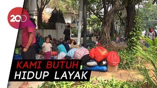 Pencari Suaka Huni Trotoar Kebon Sirih Tolong Bantu Kami
