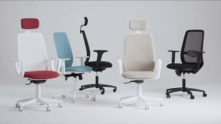 Soft-touch breathable office chair with cushions | Star+Tech by Leyform screenshot 5