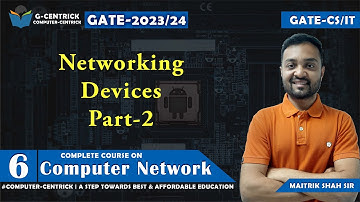 Lec 06 Networking Devices Part-2 || Computer Science Engineering || Maitrik Sir GATE-2023-24