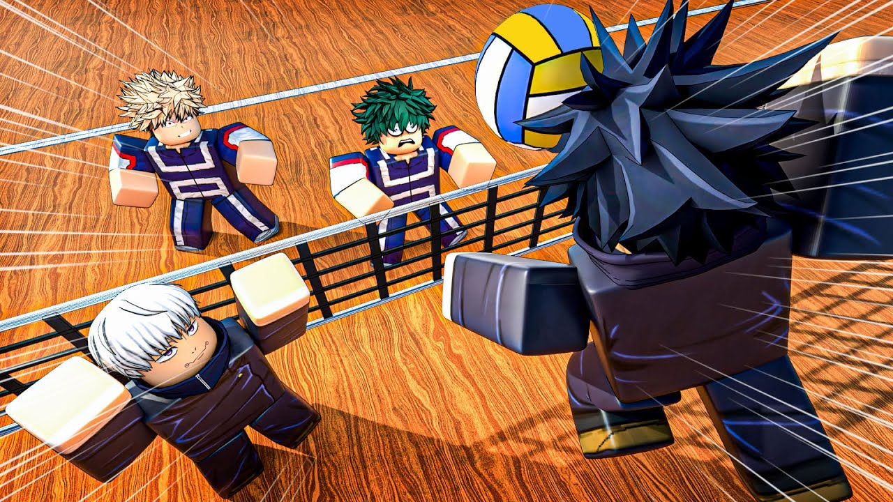 Актеры озвучки JJK против MHA играют в легенд волейбола (при участии @PixelDrink)