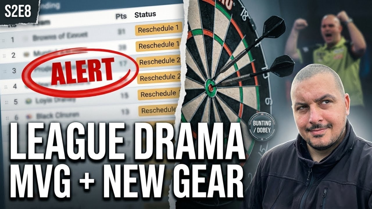 League Drama, MVG Talk & New Darts Releases (Bunting + Dobey) | On the Flight Path S2E8