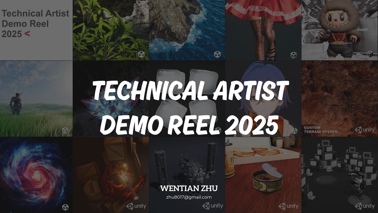 [LFW] Unity Technical Artist Demo Reel 2025