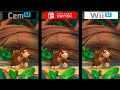 Donkey Kong Tropical Freeze | Switch VS WiiU VS CemU | 4K Graphics Comparison