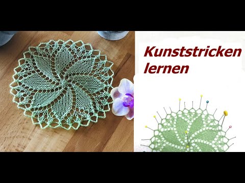 Video: Wie Man Eine Tischdecke Strickt