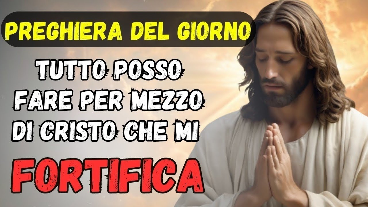Preghiera Potente Per Sbloccare Una Situazione Preghiera potente per iniziare bene la giornata - preghiera forte - YouTube