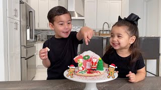 Celebrity Gingerbread House Decorating With Ryan and Ruby! Profile
