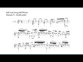 S. Leopold Weiss. Sonata N5, Sarabande
