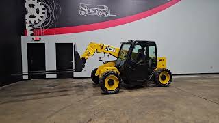 2017 JCB 525-60T4 5,000 LBS PNEUMATIC DIESEL TELEHANDLER STK 11231