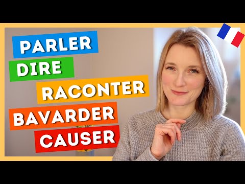 10 French Speaking Verbs - Parler - Dire - Raconter - Bavarder and more! 🇫🇷