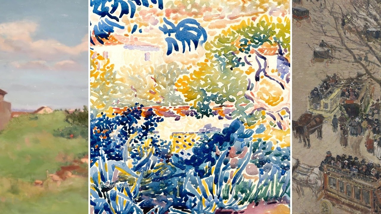 Impressionist Art TV — Silent Art Gallery · August 21 Night | Henri · Edmond Cross & others