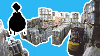 Commercial Paint Store Warehouse Time Lapse | 24 HOURS | 4K