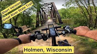 Short Version- 30 mile E Biking Adventure in Holmen, Wisconsin -Great River Trail on May 11, 2024 by Nomadic E Biking Adventures 138 views 8 days ago 21 minutes