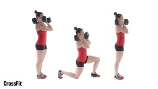 The Dumbbell Front Rack Lunge