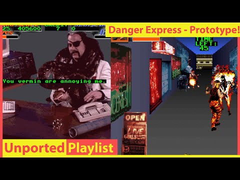The Prototype Beat Em Up Arcade Game From Atari Danger Express 90 S Retro Gaming Was WEIRD 